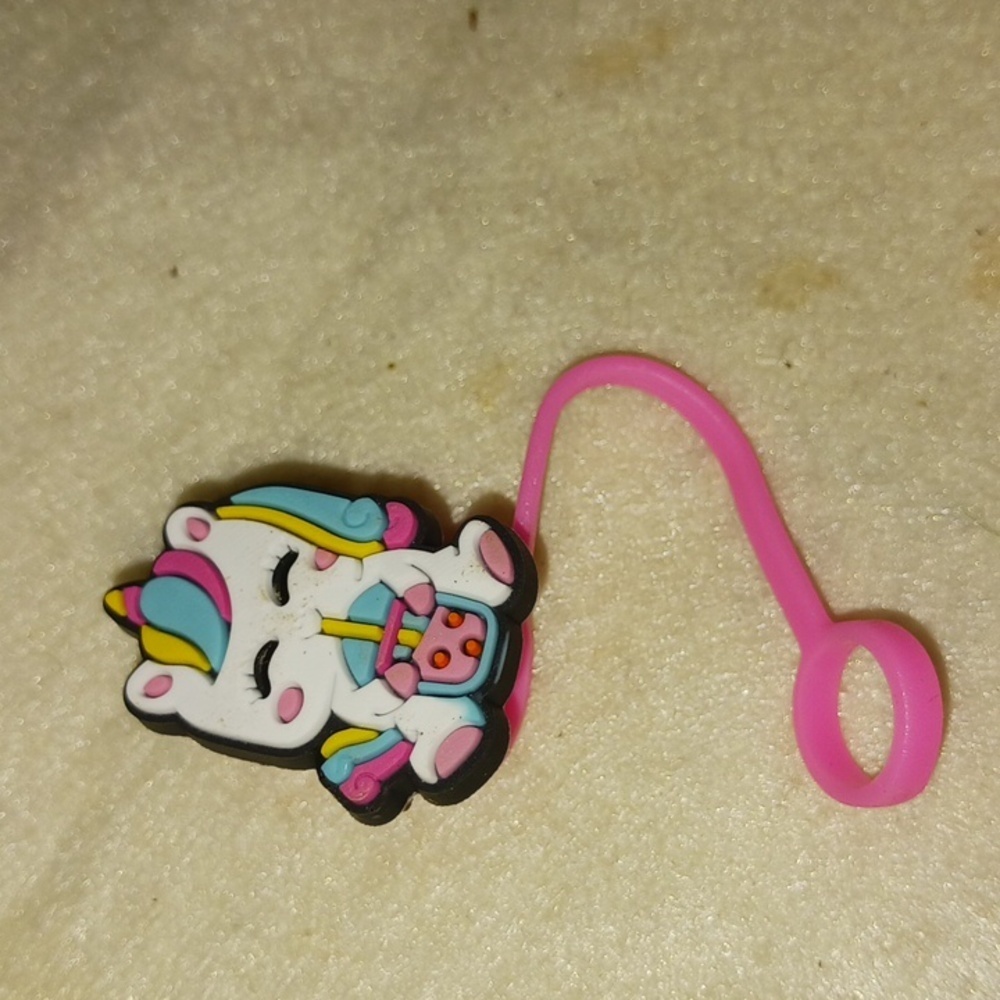 Silicone Reusable Straw Topper 10mm 0.4in